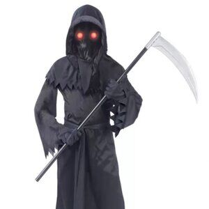 Spirit Halloween Fade In/Out Phantom Costume Child M 8-10 👻 Light-Up Eyes